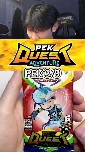 (3/9) OPEN THE QUEST ADVENTURE INDONESIA MONSTA GALAXY CARD BOBOIBOY PACK