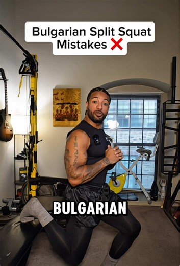 How to Bulgarian split squat for glutes | Bulgarian Split Squats