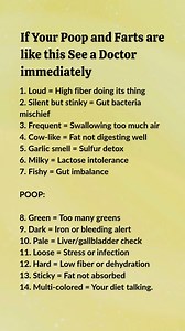 If Your Poop and Farts are like this See a Doctor immediately | Wisdom Words