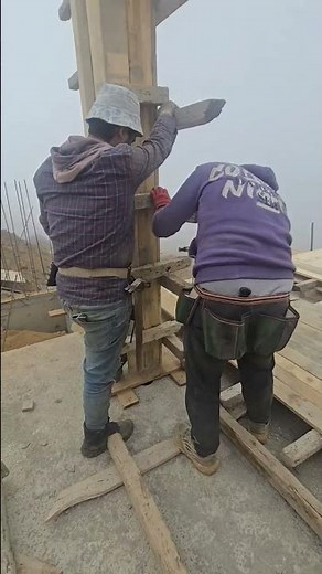 How Strong Columns Are Born | Formwork Process Revealed 👷‍♂️