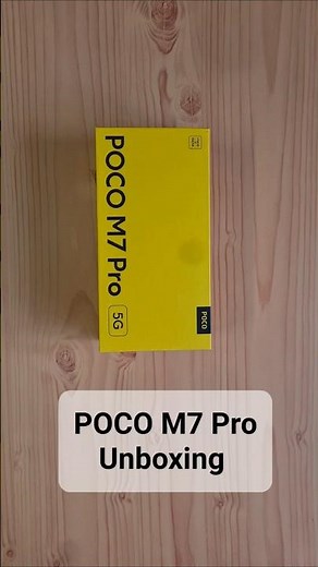POCO M7 Pro 5G Unboxing