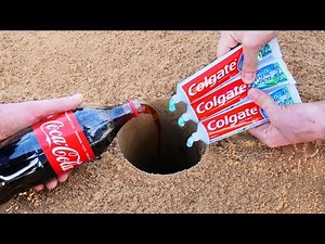 Experiment: Coca-Cola and Toothpaste Underground