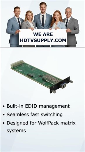 WolfPack 4K/30 Fiber Input Card