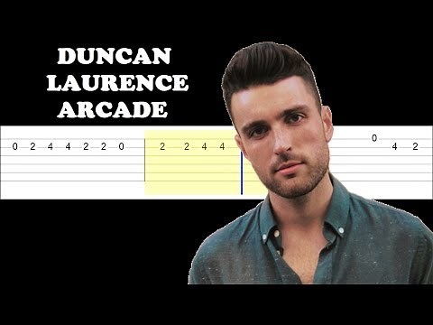Duncan Laurence - Arcade (Easy Guitar Tabs Tutorial)