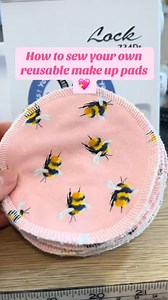 Ditch the disposables and sew your own reusable makeup pads! 🧵✨ Here's how to make them in just 4 steps: 1️⃣ Draw a circle on cotton fabric and roughly cut it out. 2️⃣ Pin it onto bamboo towelling and cut out. 3️⃣ Overlock the edges using the circle line as a guide. 4️⃣ Trim threads, iron, and you're done! These pads are eco-friendly, cost-effective, and gentle on your skin. 💚 Who’s giving this a go? Save this for later and tag a friend who needs to see it! 🌿 #ReusableMakeupPads #DIYSewing #S