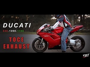 Sound Clip and Intro: Ducati 848 1098 1198 Toce Exhaust video by TST Industries