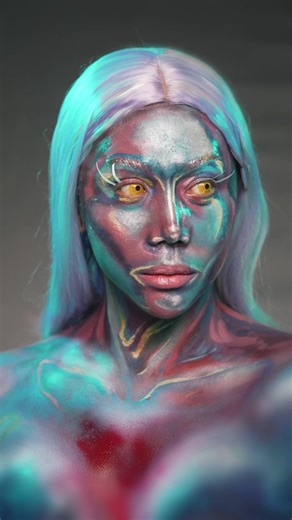 Irritatingly Beautiful Metallic Makeup Look