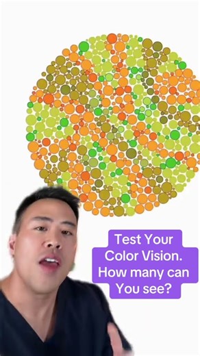 Are you colorblind? Color vision test? #ophthalmology #optometry #colorblindness #science #medical