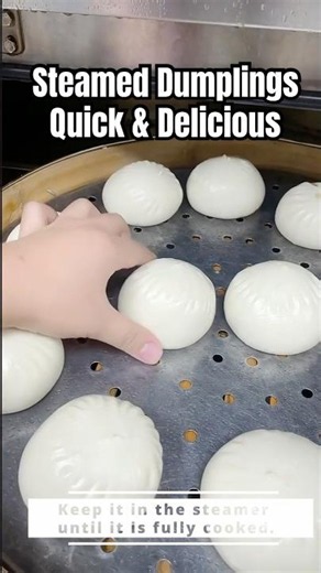 Easy Dumpling Recipe | Soft & Juicy Dumplings #Shorts