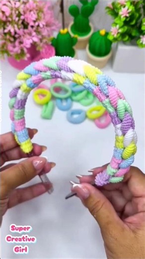DIY Cute Hairband 🎀 | Easy Headband Craft #shorts #diy
