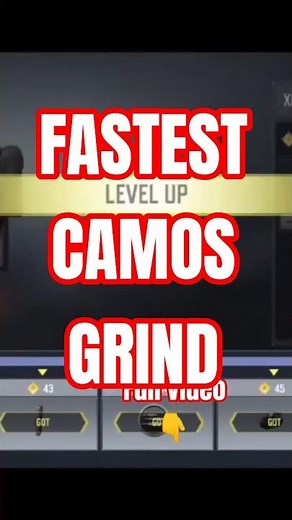 FASTEST CAMOS GRIND in CODM