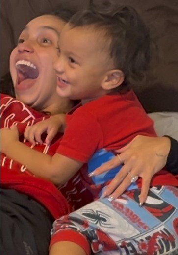 He don’t play about his mom 🤣🤣🤣 #zaza #babies #funny | babies