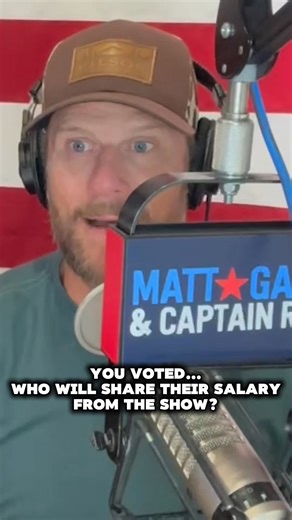 You voted……. Matt will share his salary this week on the show! | Seattle Wolf