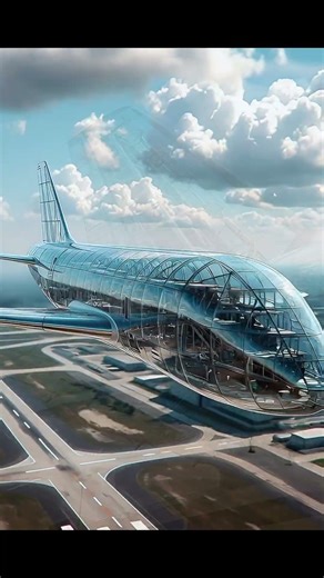 World’s First Glass Airplane Flying in the Sky | AI Generated Futuristic Aircraft 2026 😱✈️