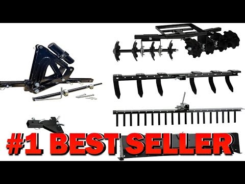 IMPACT IMPLEMENTS 6 Piece Hydraulic Implement Kit for ATV UTV and Garden Tractors - B085HD8PHW