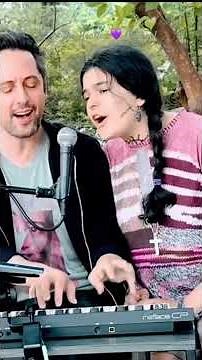 Dig a Pony 💜 Mark & Thalía perform The Beatles song at strawberry Fields. NYC.