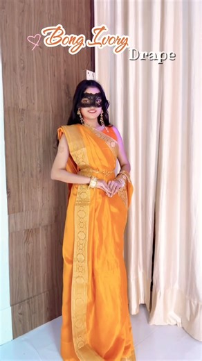 Bengali Saree Draping Tutorial 🔥 Easy Wedding Look | Step by Step Guide