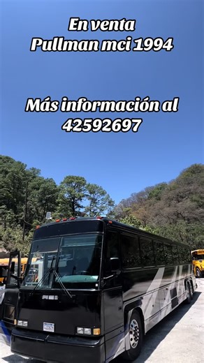 Venta de Bus Pullman MCI 1994 en Guatemala