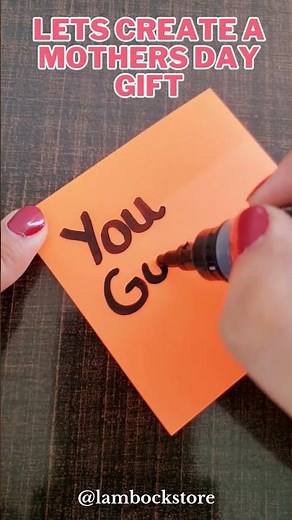 DIY Mother’s Day Craft with stickynotes 💖 You Got This, Mom!