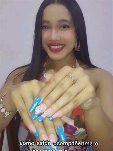 🪼✨️uñitas de la semana 🌊🐚 #nails #naturalnails #uña | nails