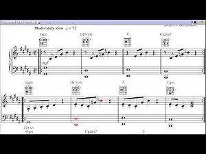 Justin Timberlake - Cry Me a River Piano Sheet Music [Teaser]