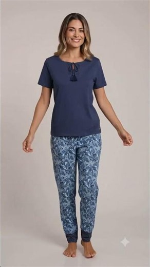 Pijama algodón bordados #ladygenny #fashion #moda