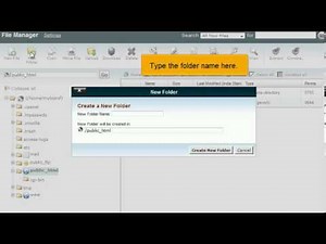 How to create new files and folders in File Manager