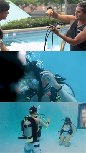 POV: You're finally turning students into divers! 🥳 Ready to lead? Upgrade your dive experience to a PADI Pro career today! 🤿 🔗 Learn more: http://padi.co/14celog3 #PADI #DreamJob #PADIPro #PADIProfessional | PADI