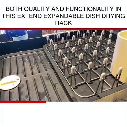 Both Quality and functionality in this Extend Expandable Dish Drying Rack