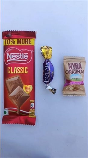 eclairs and Nestle classic#candy#chocolate#eclairs#unpacking