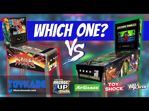 Arcade1UP, AtGames, ToyShock & Well Played Digital Pinball - Which one?