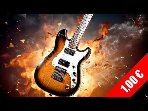Sunburst Guitar Explosion – High-Energy Impact | HD Stock Video