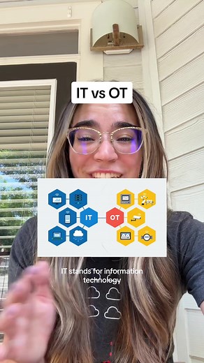 Both are critical technologies that every business NEEDS. IT stands for information technology. OT stands for operational technology. IT focuses on: - Data management and processing - Business applications and software - Computer systems, databases, networks OT focuses on: - Monitoring and control of physical processes - Automation of industrial operations and machinery - Systems like ICS, SCADA, or PLCs for process control While they might have different goals, they're both equally crucial for
