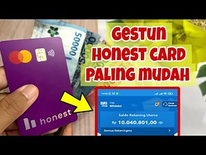 3 Cara Cairkan Kartu Kredit Honest | Cara Mudah Cairkan Limit Kartu Honest Dalam Hitungan Menit