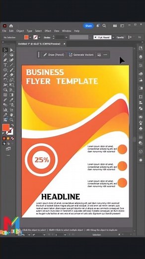 Easy Business Flyer Template Hack in Adobe Illustrator!
