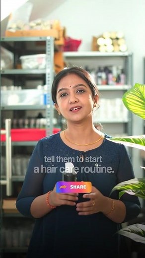 Oil causing itching?⚠️ Your scalp needs this!🤯 #anbudanpriya