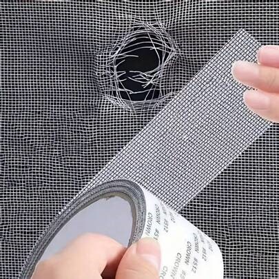 YITAPE Window Screen Repair Tape - 1 Roll Durable Window Screen Barrier Repair Tape, Self-Adhesive Mesh, For Repairing Tears And Holes, Insect And Mosquito Net, Suitable For Home Use, Applicable For Home And Office | SHEIN