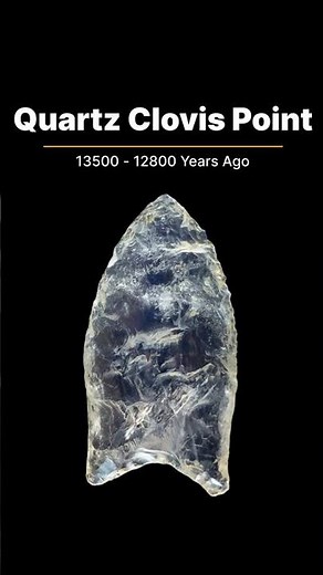 Quartz Clovis Point