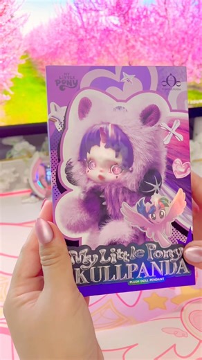 I got everyone's fav😍Rainbow dash🌈 #unboxing #popmart #skullpanda #mylittlepony #plushies #shorts