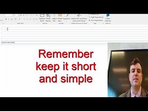 Email writing some good tips for beginner level