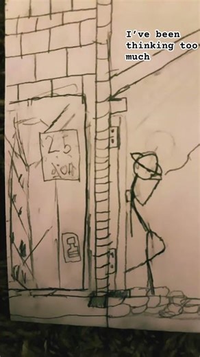 I have no title #baddream #vhs #drawing #art #draw #backgroundmusic #depression #overthinking #why