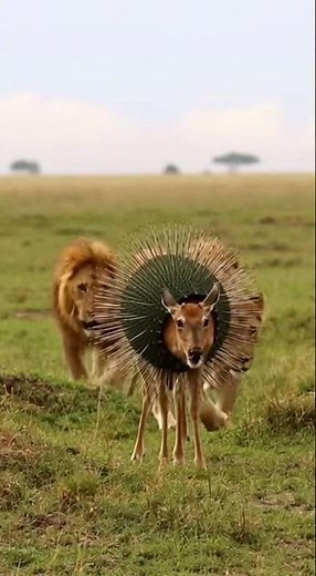 A Deer Covered in Cactus Spines — Lions Back Off #deer #lion