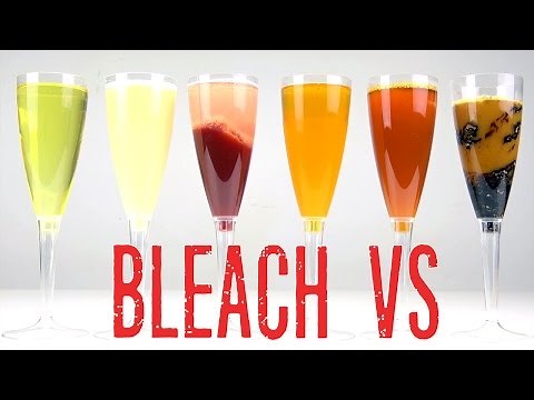 Bleach VS Coca Cola Experiment