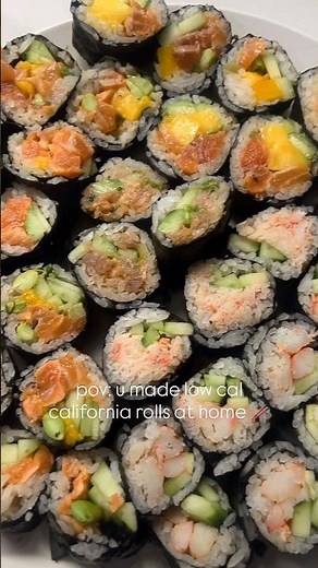 Make California Rolls Healthy & Easy 🍣💪