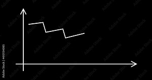 Red arrow going downwards on a transparent background. Luma Matte included. 4k video