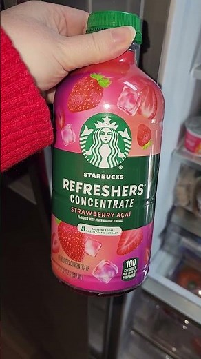 Starbucks Strawberry Acai Refresher at Home 🍓 Easy DIY Drink Hack!