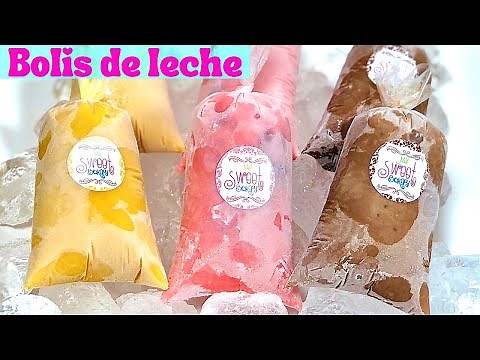 BOLIS O HIELITOS DE LECHE | FRESA, VAINILLA Y CHOCOLATE | POSTRES CON IXCHEL