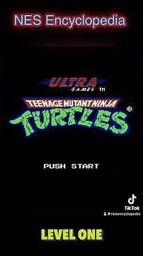 Teenage Mutant Ninja Turtles - Level One - First Level gameplay from NES games. TMNT - Released 1990