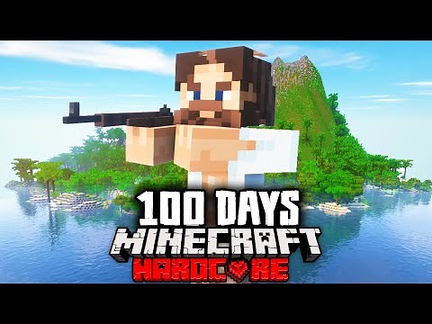 I Survived 100 Days on a Zombie Island in Hardcore Minecraft