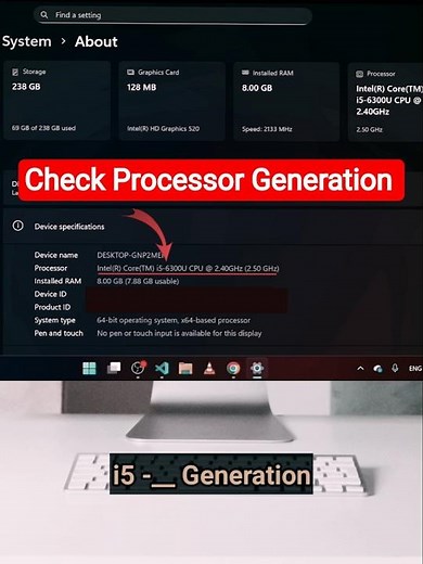 How to Check Your Computer's Processor Generation ! #ProcessorCheck